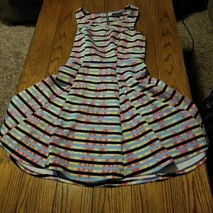 Light blue floral dress